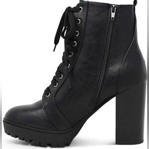MARCOREPUBLIC Boston Black Combat Boots